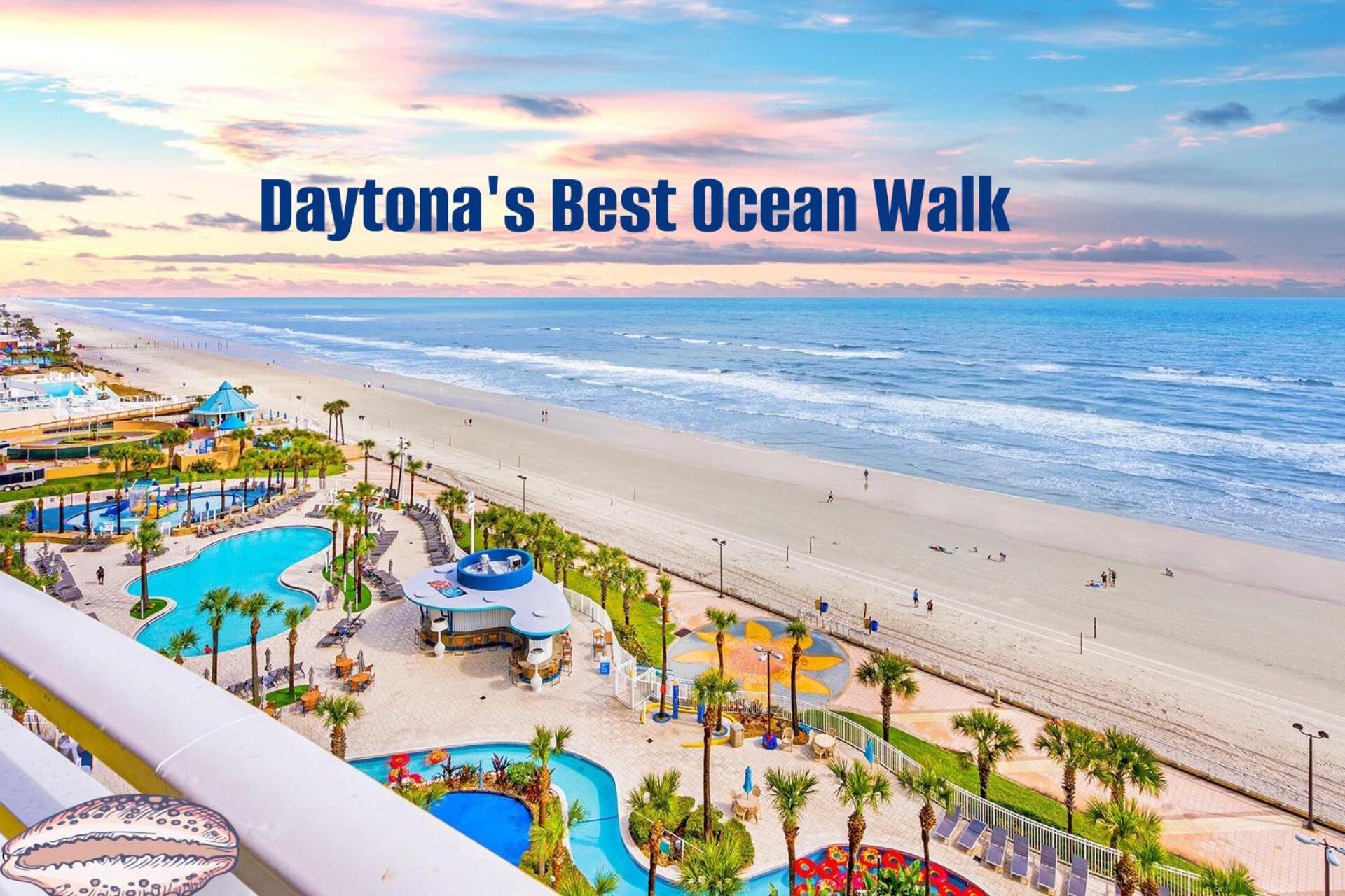 2 Bedroom Resort Condo Direct Oceanfront Wyndham Ocean Walk - Daytona Funland 2226 Daytona Beach Kültér fotó