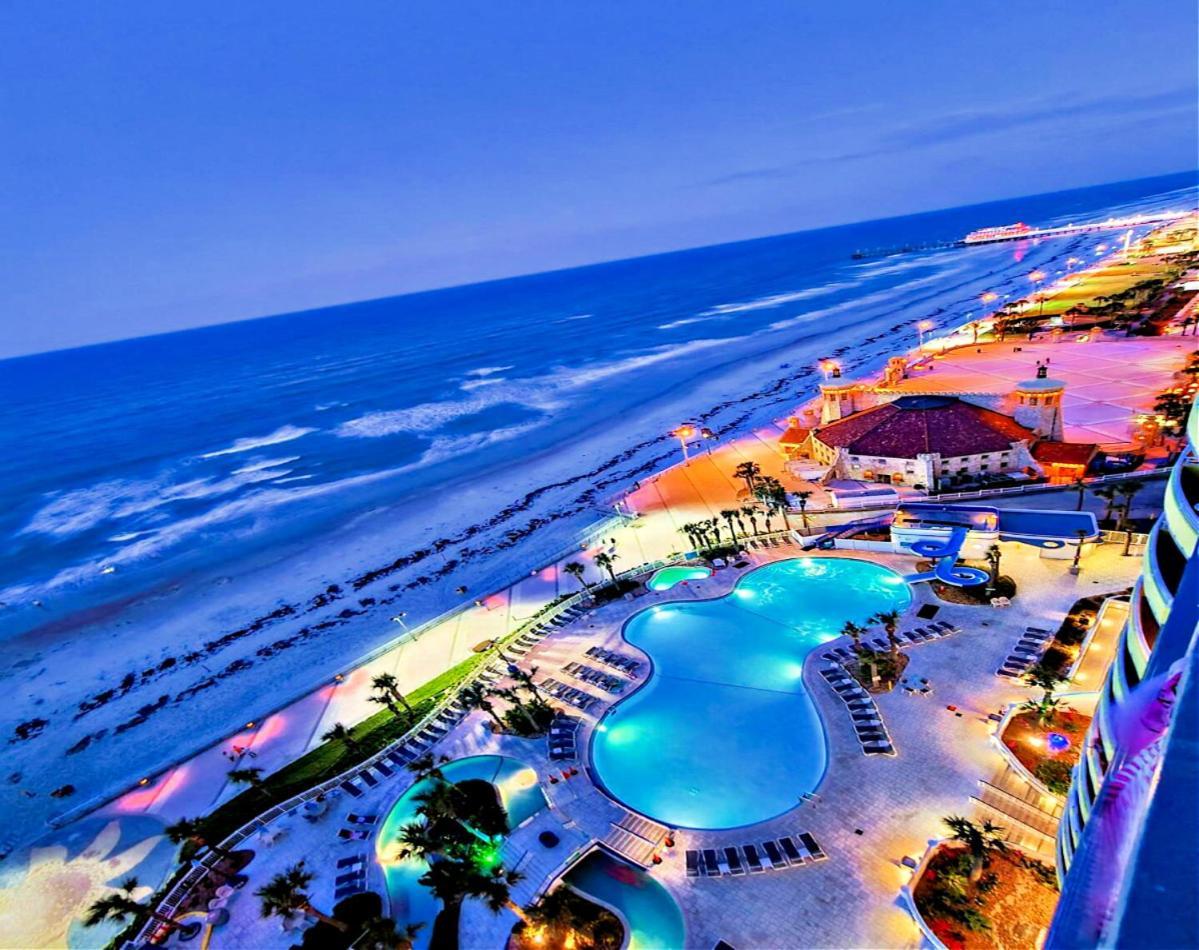 2 Bedroom Resort Condo Direct Oceanfront Wyndham Ocean Walk - Daytona Funland 2226 Daytona Beach Kültér fotó