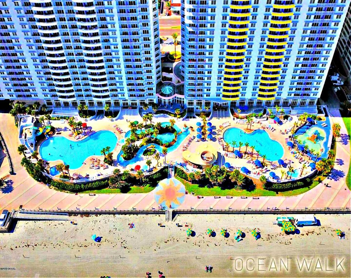 2 Bedroom Resort Condo Direct Oceanfront Wyndham Ocean Walk - Daytona Funland 2226 Daytona Beach Kültér fotó