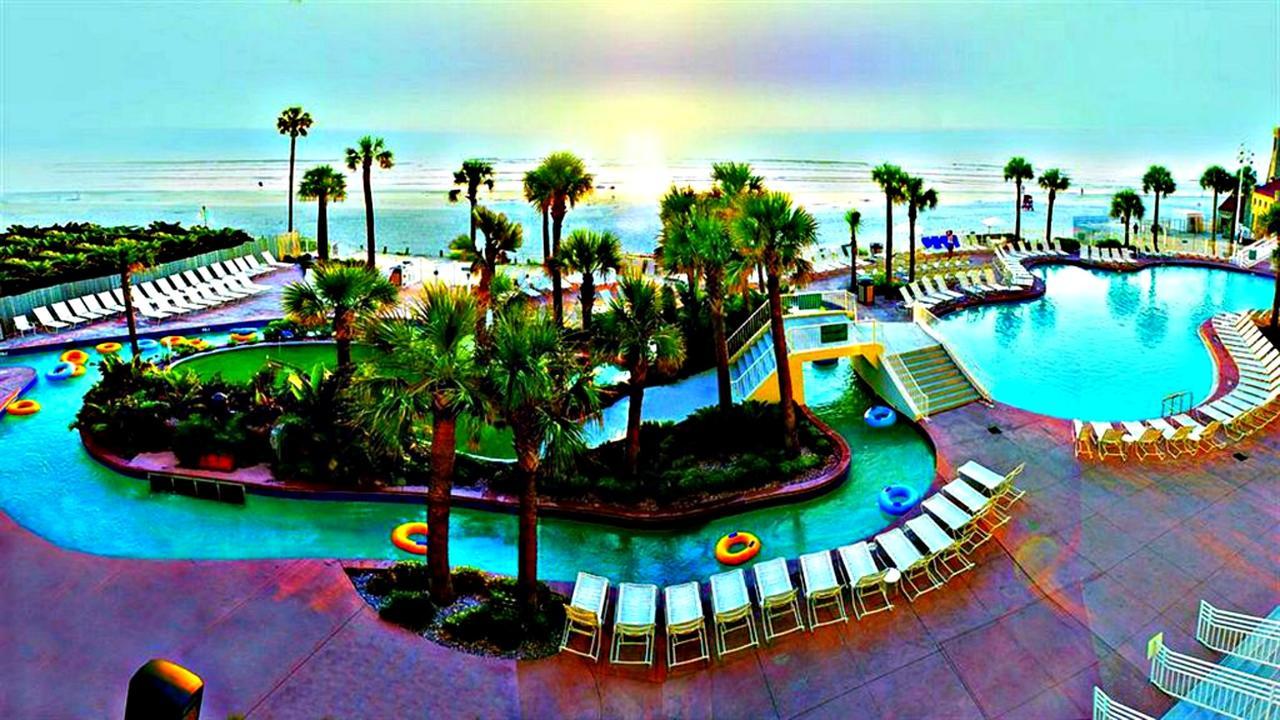 2 Bedroom Resort Condo Direct Oceanfront Wyndham Ocean Walk - Daytona Funland 2226 Daytona Beach Kültér fotó